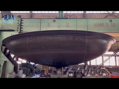 Q345r 2600mm Cabeza elíptica Vaso de presión de acero inoxidable extremos de plato 58mm