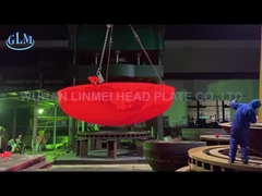 Cabezas servidas formadas calientes del SA 516 GR 70N 2175m m Diatemer 95 milímetros de grueso