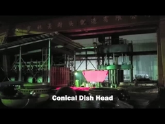 Diámetro de la cabeza 2500m m del plato del cono de SA516 Gr70