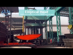 El acero de carbono caliente formó las cabezas semi elipsoidales del tanque del 2:1