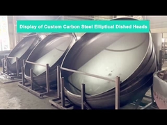 cabeza servida elíptica de acero de carbono del grueso del diámetro 18m m de 6036m m