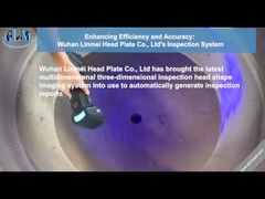 2590 mm Diámetro 88 mm Espesor Acero al carbono Recipiente a presión Cabeza Asme Cabeza cóncava