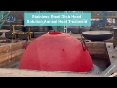 El PED ISO de ASME BV certificó grueso hemisférico del diámetro 50m m de la cabeza 3800m m