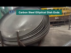 Los extremos del plato elíptico de acero carbono