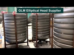 Asme 1000cm 2 a 1 cabeza elíptica de acero inoxidable extremos de plato formados en caliente