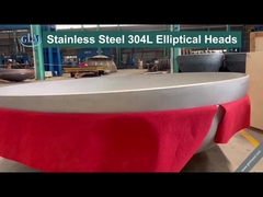 GB ASME de acero inoxidable extremos de plato comerciales intertech cabezas de tanque elíptico 300 mm