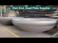 Cabezas de tanque de acero al carbono, extremos de tanque químico