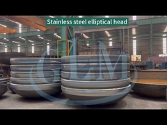 Asme 316l recipiente de presión extremos de plato cabeza elíptica 10000mm