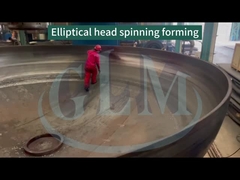 Cabezas semielípticas de acero al carbono, conformación por hilado