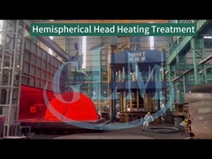 Cabeza de presión de la tapa de extremo del acero al carbono hemisférico para el tanque de propano