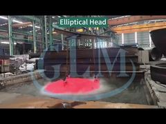 Cabezal elíptico de acero al carbono personalizado chino con una relación de reducción de aproximadamente el 10%