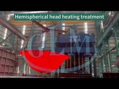 Tapas hemisféricas personalizadas para tanques de alta presión y presión pulida