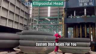 Cabezales elípticos aptos para industrias petroquímica, farmacéutica, aeroespacial y militar.