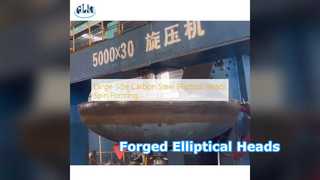 Forja de cabezas elípticas de acero al carbono