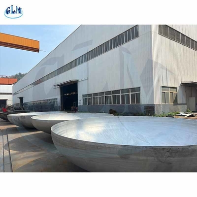 Elíptico plato de acero inoxidable cabezas del tanque del tanque superior y cubiertas inferiores para el proyecto PHD