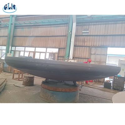 Cabezal abombado torisférico ASME con tratamiento térmico e inspección UT RT para recipientes a presión