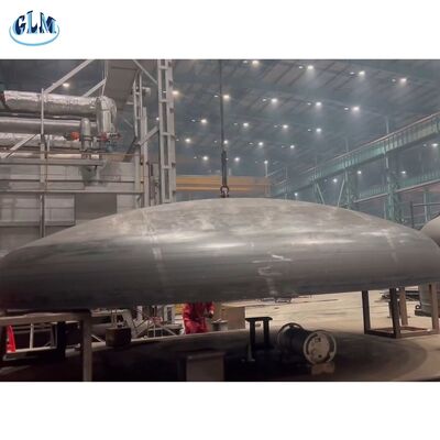 Customizable Pressure 4200mm Diameter Torispherical Dished Head with Hot Pressing for Pressure Vessels