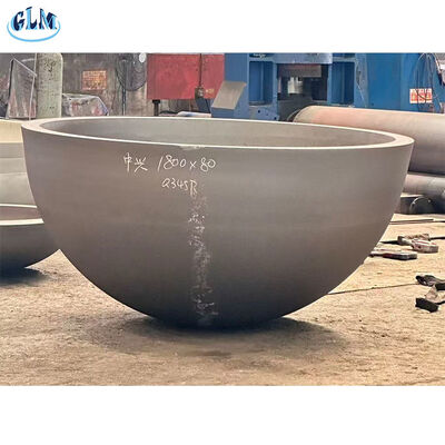 Cabezas de tanque hemisféricas de acero al carbono de espesor de 2-300 mm fabricadas de acuerdo con la norma GB para equipos a presión