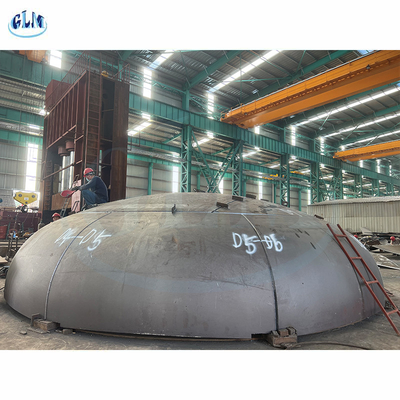 el diámetro ASME de 7000m m que sella el tanque dividido en segmentos va a los buques o los tanques