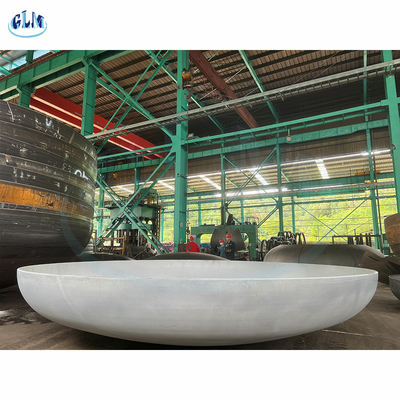 Extremos de plato torisférico de 4200 mm de diámetro, cabezales de código ASME para uso industrial