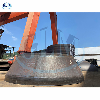 Cabeza del tanque cónica de acero al carbono, cono concéntrico, cono excéntrico