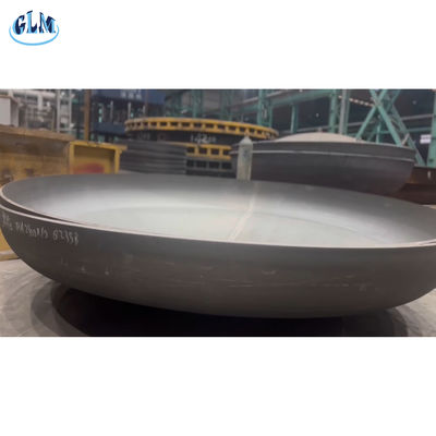 Extremo abombado torisférico de acero al carbono Q235B con tratamiento térmico y alto estándar
