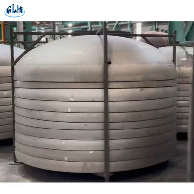 Granallado de fondo elipsoidal de espesor de 2 mm a 300 mm, incluyendo pintura para aplicaciones resistentes a la corrosión