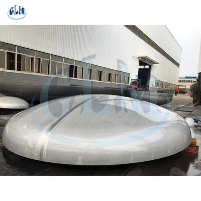 6000 mm de diámetro Lpg tanque cabeza de plato de metal gas tanque tapa de acero inoxidable