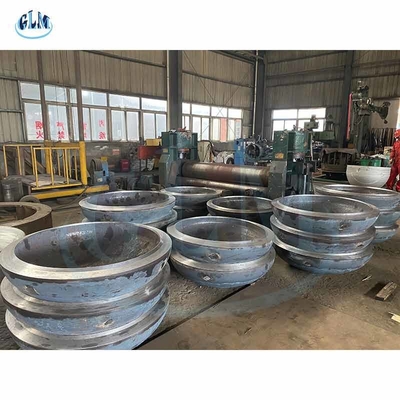 Cabezas de plato de acero al carbono de aluminio Asme elíptico