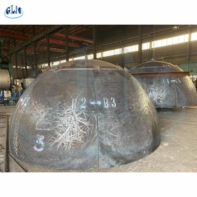 201 Acero inoxidable 89 mm 1000 mm Torisférico de extremo de plato Hemisférico de las cabezas para boiler