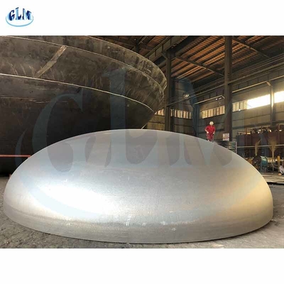 89mm 100mm PED tubo soldado tanque de acero al carbono cabezas de plato termina para el recipiente de presión