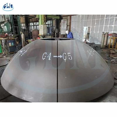 1000 mm 6 mm Hemisféricos cabezas de tanque de plato medio esfera aleaciones de níquel