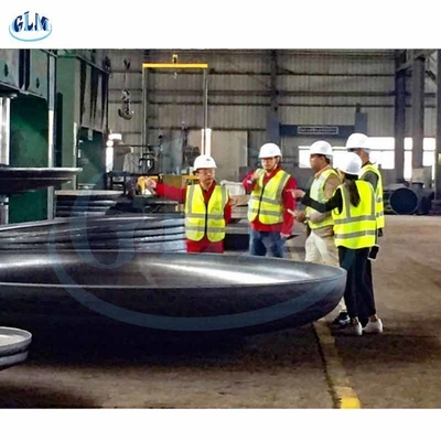 500 mm a 1600 mm Cabezas de tanque hemisféricas de acero al carbono de media bola