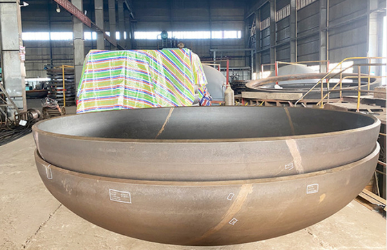 12000MM 3MM Ss304 Cabeza de plato semielíptica Dimensiones de 2 a 1 hemisféricas