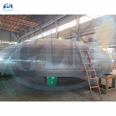 extremo servido elipsoidal del diámetro de 6500m m con el ratio de reducción del 10%