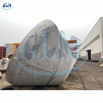 Segmento de cono de acero de gran diámetro, cono de placa grande de acero