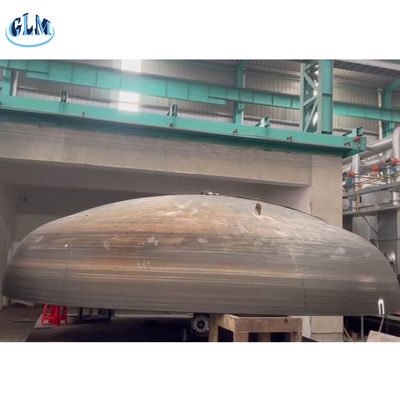 5-300 mm de espesor Presión en frío caliente Asme tapa de extremo de cabeza elíptica