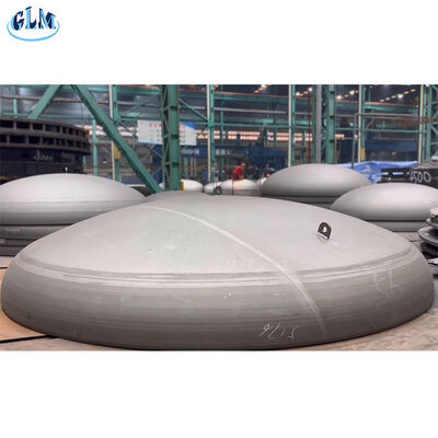 Tapa abombada torisférica de 4200 mm de diámetro y 14 mm de espesor con prensado en caliente para recipientes a presión