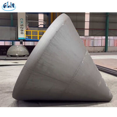 Cabezales cónicos de acero al carbono hechos a medida con ángulos de cono de 15°, 30°, 45°, 60° para aplicaciones industriales