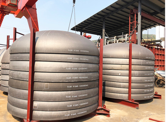 3600mm As516 Gr 70 Elíptico Dish End Asme Dimensiones de la cabeza elíptica para los tanques de gas de petróleo